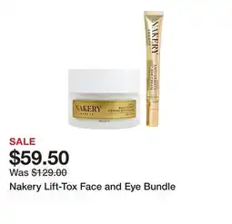 TSC Stores Nakery Lift-Tox Face and Eye Bundle offer