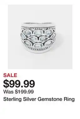 TSC Stores Sterling Silver Gemstone Ring offer