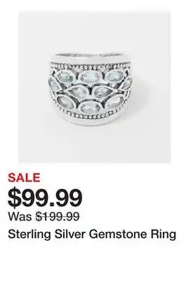 TSC Stores Sterling Silver Gemstone Ring offer