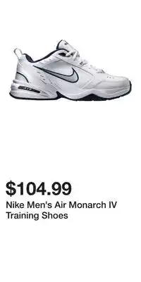 Sport Chek Nike Men's Air Monarch IV Training Shoes offer