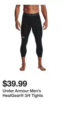 Sport Chek Under Armour Men's HeatGear 3/4 Tights offer