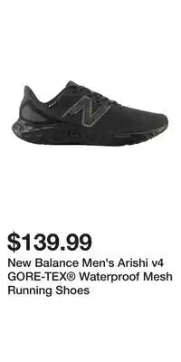 Sport Chek New Balance Men's Arishi v4 GORE-TEX Waterproof Mesh Running Shoes offer