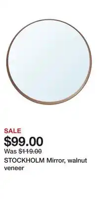 IKEA STOCKHOLM Mirror, walnut veneer offer