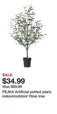 IKEA FEJKA Artificial potted plant, indoor/outdoor Olive tree offer