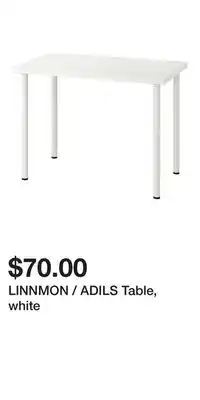 IKEA LINNMON / ADILS Table, white offer