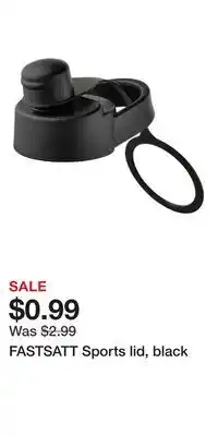IKEA FASTSATT Sports lid, black offer