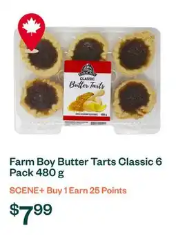 Voilà Farm Boy Butter Tarts Classic 6 Pack 480 g offer