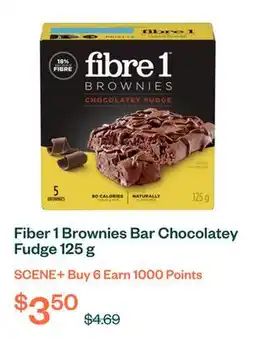 Voilà Fiber 1 Brownies Bar Chocolatey Fudge 125 g offer