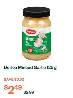 Voilà Derlea Minced Garlic 125 g offer