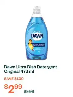 Voilà Dawn Ultra Dish Detergent Original 473 ml offer