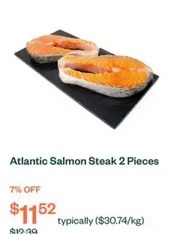 Voilà Atlantic Salmon Steak 2 Pieces offer
