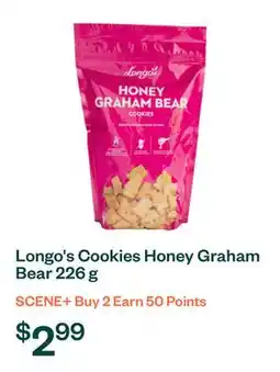 Voilà Longo's Cookies Honey Graham Bear 226 g offer
