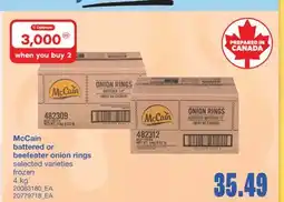Wholesale Club BATTERED OR BEEFEATER ONION RINGS, 4 kg offer