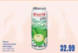 Wholesale Club COCONUT JUICE WITH PULP, 24 x 500 mL offer