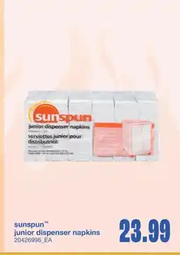 Wholesale Club JUNIOR DISPENSER NAPKINS offer
