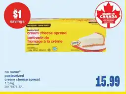 Wholesale Club PASTEURIZED CREAM CHEESE SPREAD, 1.5 kg offer