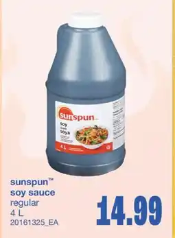 Wholesale Club SOY SAUCE, 4 L offer