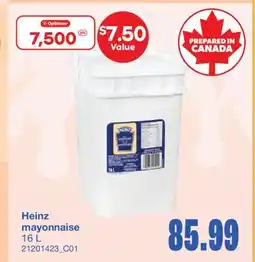 Wholesale Club HEINZ MAYONNAISE, 16 L offer