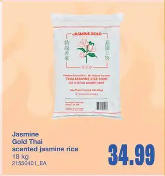 Wholesale Club JASMINE GOLD THAI SCENTED JASMINE RICE, 18 kg offer