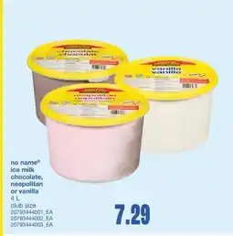 Wholesale Club ICE MILK CHOCOLATE, NEAPOLITAN OR VANILLA, 4 L offer