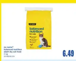 Wholesale Club NO NAME BALANCED NUTRITION ADULT DRY, 2 kg offer