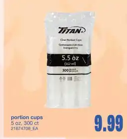 Wholesale Club PORTION CUPS, 5 oz, 300 ct offer