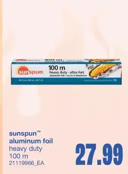 Wholesale Club SUNSPUN ALUMINUM FOIL, 100 m offer
