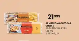 Wholesale Club ARMSTRONG CHEDDAR CHEESE, 1.35 KG offer
