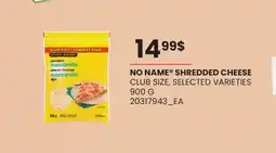 Wholesale Club SHREDDED CHEESE, 900 G offer