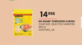 Wholesale Club SHREDDED CHEESE, 900 G offer