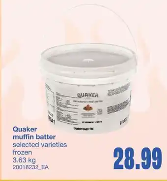 Wholesale Club MUFFIN BATTER, 3.63 kg offer