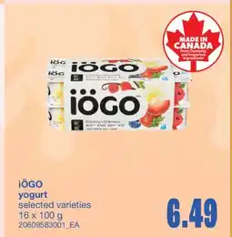 Wholesale Club IÖGO YOGURT, 16 x 100 g offer
