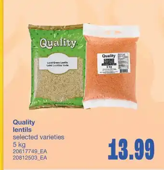 Wholesale Club LENTILS, 5 kg offer