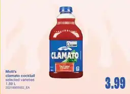 Wholesale Club CLAMATO COCKTAIL, 1.89 L offer