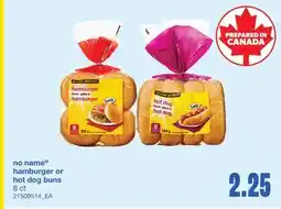 Wholesale Club NO NAME HAMBURGER OR HOT DOG BUNS, 8 ct offer
