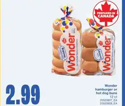 Wholesale Club WONDER HAMBURGER OR HOT DOG BUNS, 12 ct offer