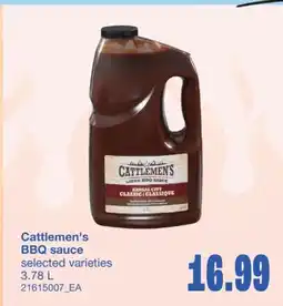 Wholesale Club BBQ SAUCE, 3.78 L offer