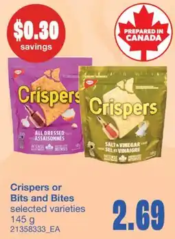 Wholesale Club CRISPERS OR BITS AND BITES, 145 g offer
