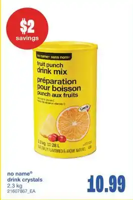 Wholesale Club DRINK CRYSTALS, 2.3 kg offer