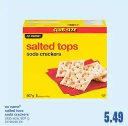 Wholesale Club SALTED TOPS SODA CRACKERS, 907 g offer