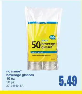 Wholesale Club BEVERAGE GLASSES, 10 oz 50 pk offer