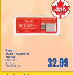 Wholesale Club PIZZA MOZZARELLA, 2.4 kg offer