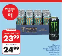 Wholesale Club ENERGY DRINKS, 12 x 458-550 mL offer