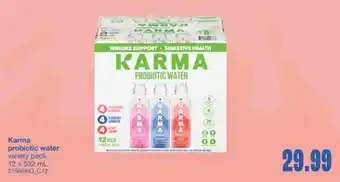 Wholesale Club PROBIOTIC WATER, 12 x 532 mL offer