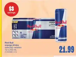 Wholesale Club ENERGY DRINKS, 12 X 250 ML offer