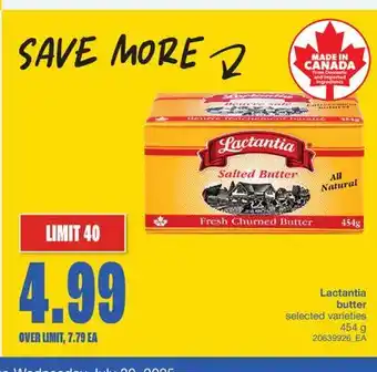 Wholesale Club BUTTER, 454 g offer