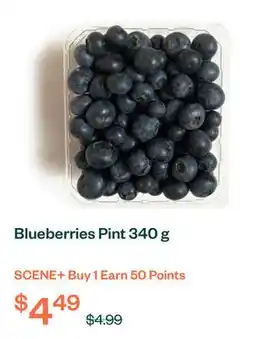 Voilà Blueberries Pint 340 g offer
