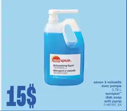 Wholesale Club SAVON À VAISSELLE AVEC POMPE, 3.78 L offer