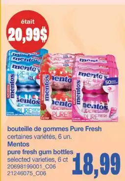 Wholesale Club BOUTEILLE DE GOMMES PURE FRESH, 6 UN offer