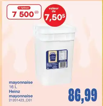 Wholesale Club mayonnaise, 16 L offer